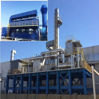 Vorrichtung zur Absorption und Desorption von Aktivkohlenwasserstoffen für hohe Luftströme 10000-100000 m3/h