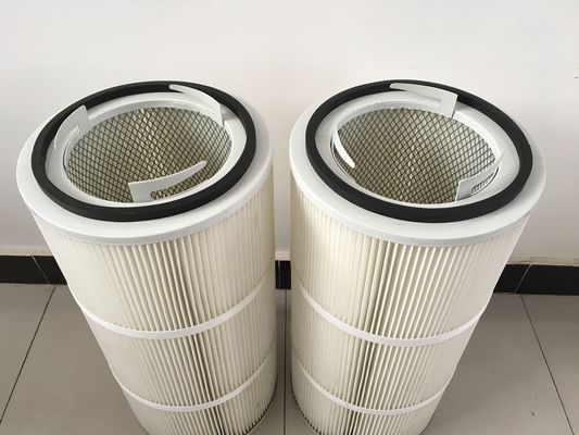 Polyester-Glasfaser-Professionelle HEPA-Pleißluftfilter für Staubsammler D325*1000 mm