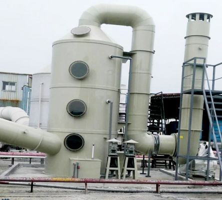 40 mm Pump Industriefeuchtstaubsammler mit Polypropylen-Scrubber