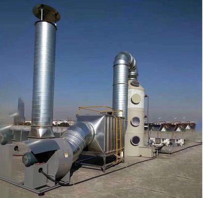 40 mm Pump Industriefeuchtstaubsammler mit Polypropylen-Scrubber