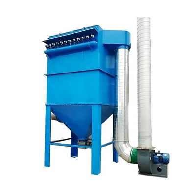 Pulse Blowing Flour Staubkollektor für Holz Zement Mühle Staub Sammlung 3kw Kohlenstoffstahl