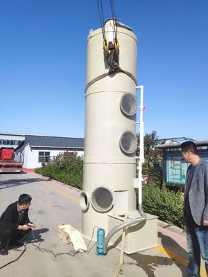 4mm-15mm Dicke Abgasbehandlung Rauchgas, Säure, Rauch, Nasse-Scrubber-Reinigungsturm
