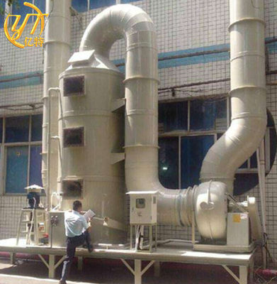 Polypropylen-Nassluftreiniger Gasreinigungsturm D800*3500mm für chemische Anlagen