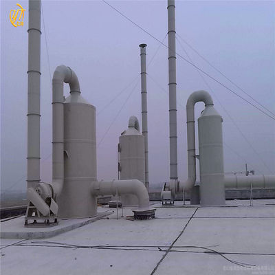Polypropylen-Nassluftreiniger Gasreinigungsturm D800*3500mm für chemische Anlagen